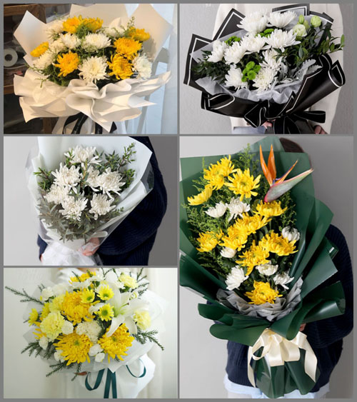 广东梅州市梅江区城北镇上村村白事花束代送